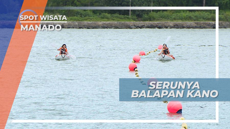 Adu Cepat, Dayung Kano Menuju Garis Finish, Manado