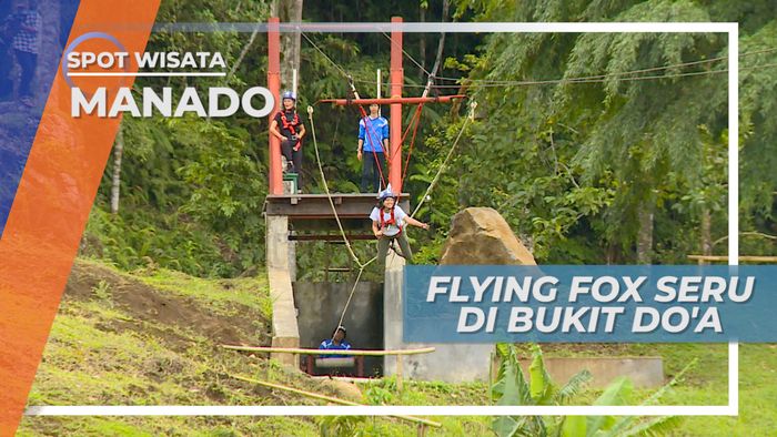 Bukit Doa, Meluncur Seru Melihat Indahnya Kota manado Dengan Berflying Fox, Manado