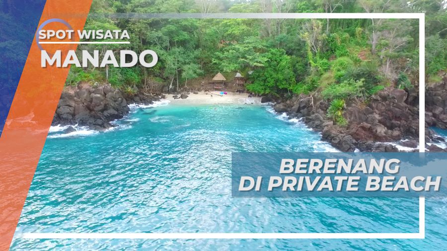 Pantai Pulisan, Berenang Sesuka Hati di Private Beach, Manado