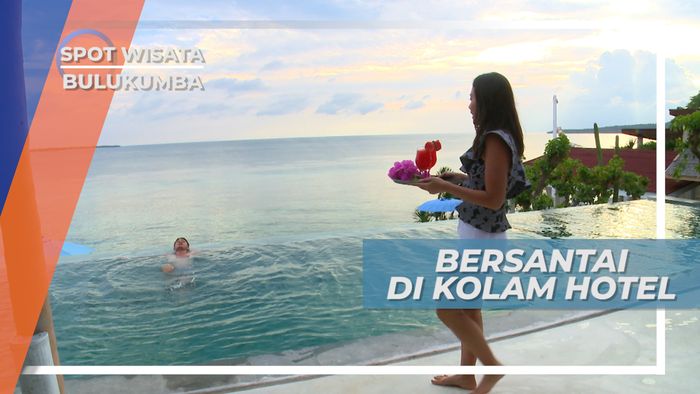 Bersantai Menikmati Hari di Kolam Renang Hotel Mewah, Bulukumba