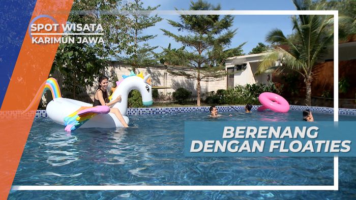 Foto-Foto Cantik Di Kolam Renang Hotel Karimun Jawa