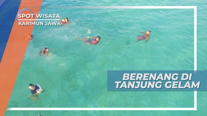 Menikmati Kesegaran Air Laut Tanjung Gelam Karimunjawa