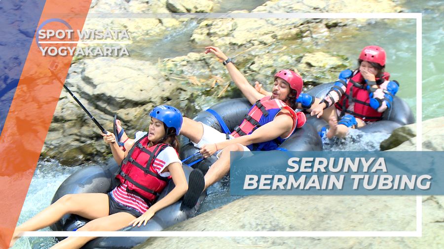 Lava Bantal, Serunya Meluncur di Atas Ban, Mengarungi Jeram Sungai Opak, Yogyakarta