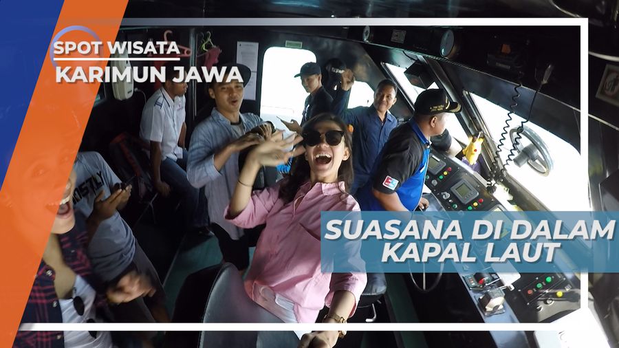 Melihat Langsung Suasana Ruang Kemudi Kapal Laut Ekspres, Jawa Tengah
