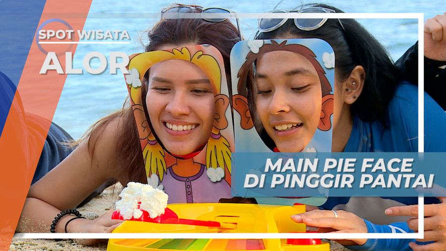 Main Pie Face Seru di Pinggir Pantai Alor