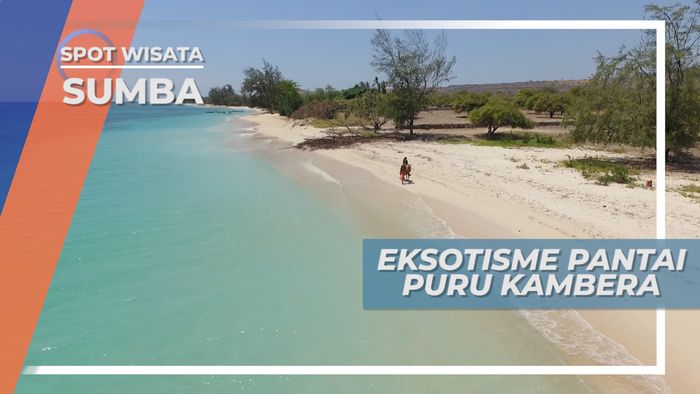 Suasana Pantai Puru Kambera yang Sepi Sangat Cocok untuk Pelepas Penat, Sumba
