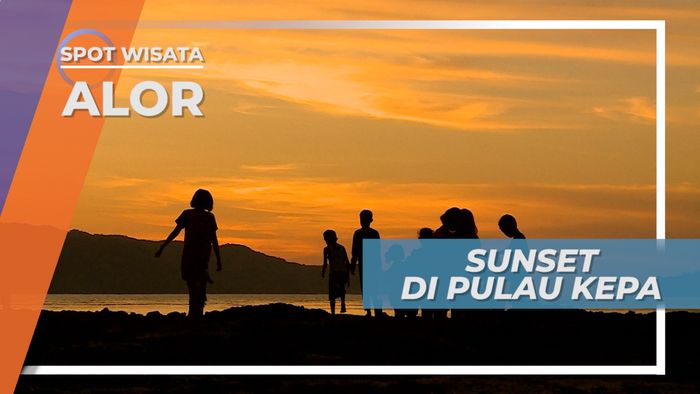 Senja Terindah di Pulau Kepa Alor Nusa Tenggara Timur