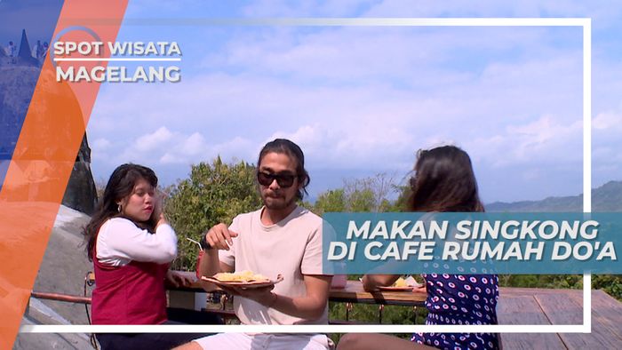 Sajian Singkong Goreng Plus Panorama Indah Bukit Rhema di Cafe Rumah Doa Magelang