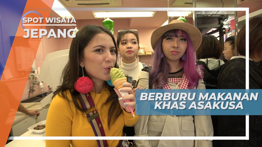 Melonpan dan Green tea Ice Cream, Berburu Kuliner Khas Asakusa Jepang