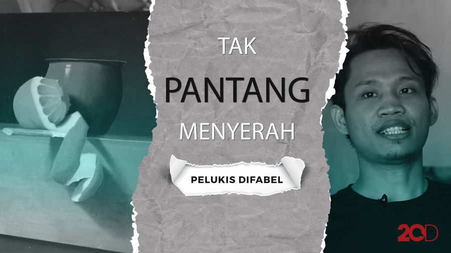 Cerita Sang Seniman Difabel dan Berkah Saat Pandemi