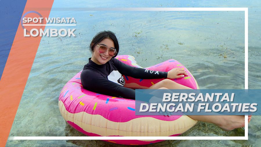 Mengapung Cantik di Tepi Pantai Gili Air Lombok