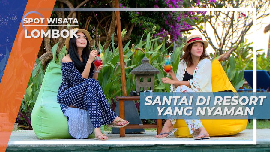 Bersantai Menikmati Minuman Segar di Kawasan Penginapan Lombok