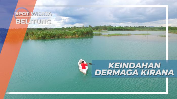 Berperahu Menyusuri Keindahan Dermaga Kirana Belitung