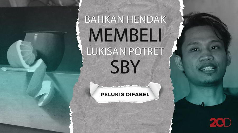Karya-karya Seniman Difabel yang Diborong Ibu Ani Yudhoyono