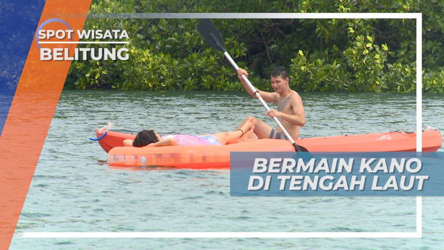 Mengayuh Dayung di Air Tenang Pulau Belitung