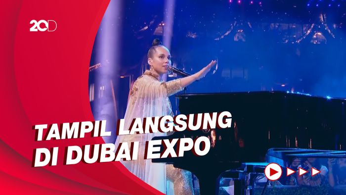 Aksi Alicia Keys Rilis Album Keys di Dubai