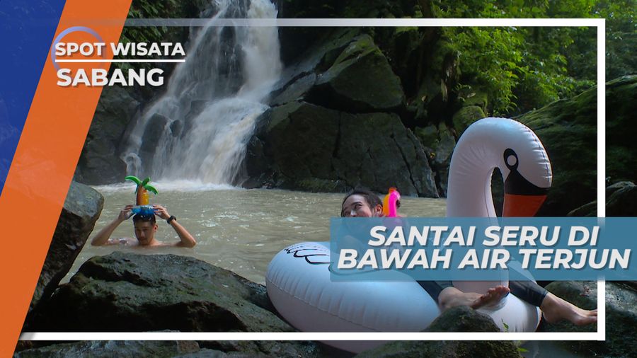 Menikmati Kesegaran Air Terjun Pria Laot, Sabang