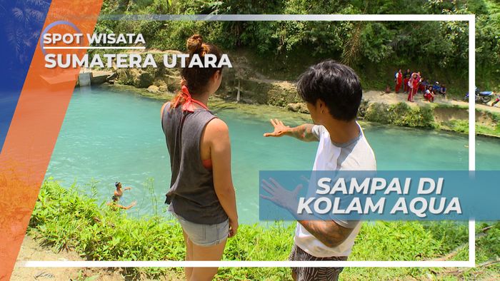 Jernihnya Kolam Aqua, Cocok untuk Menyegarkan Badan di Teriknya Simalungun