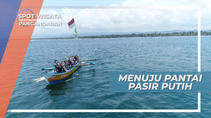 Pemandangan Indah Menuju Pantai Pasir Putih, Pangandaran