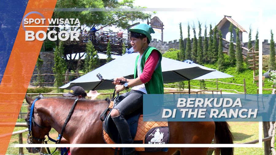 Berkuda di Lokasi Wisata Beraroma Peternakan di Cisarua Bogor
