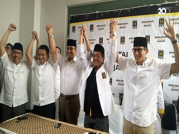 PKS: Hasil Exit Poll Sementara, Anies-Sandi Unggul