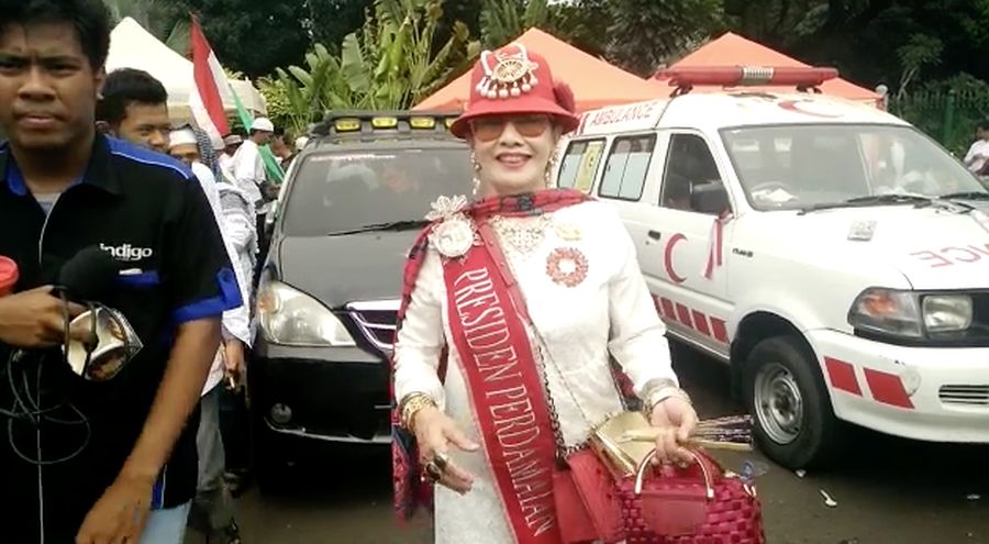 ‘Presiden Perdamaian’ Ramaikan Aksi 2 Desember