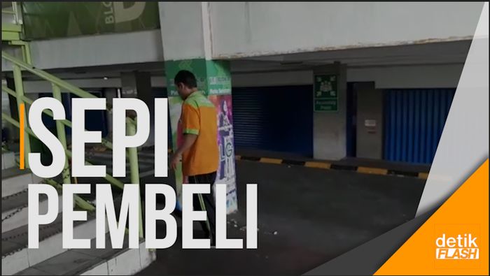H+1 Lebaran, Pasar Tanah Abang Terlihat Sepi