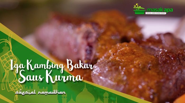 Resep Iga Kambing Bakar Saus Kurma