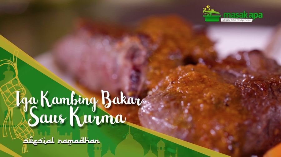 Resep Iga Kambing Bakar Saus Kurma