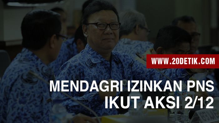 Mendagri Tjahjo Izinkan PNS Ikut Aksi 2 Desember