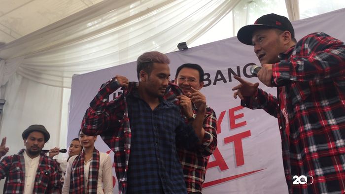 Mannequin Challenge Ala Ahok-Djarot dan Rapper