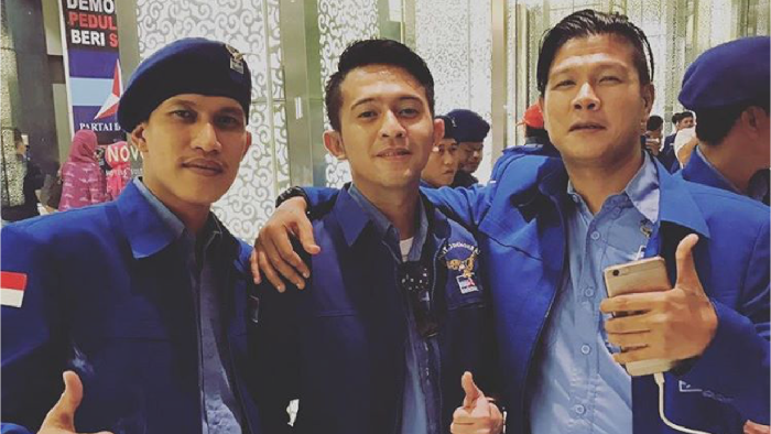 Andhika Eks Kangen Band Dilantik Jadi Kader Demokrat Lampung