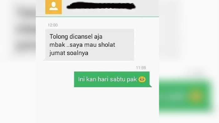 Chat Kocak Para Driver Ojek Online Ini Bikin Ngakak