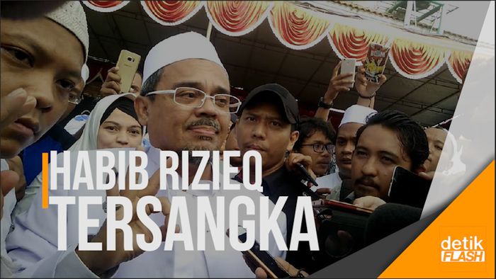 Rizieq Jadi Tersangka Kasus Pornografi