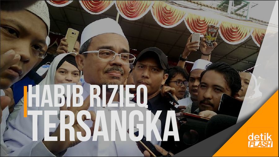 Rizieq Jadi Tersangka Kasus Pornografi