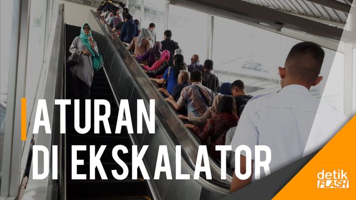 Ingat! Sisi Kanan Ekskalator itu Buat yang Mau Buru-buru