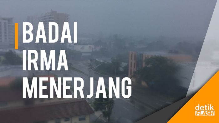 Sekarang Badai Irma Mengamuk di Florida