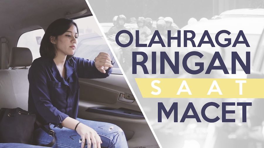 Saat Macet Juga Bisa Olahraga Loh! 