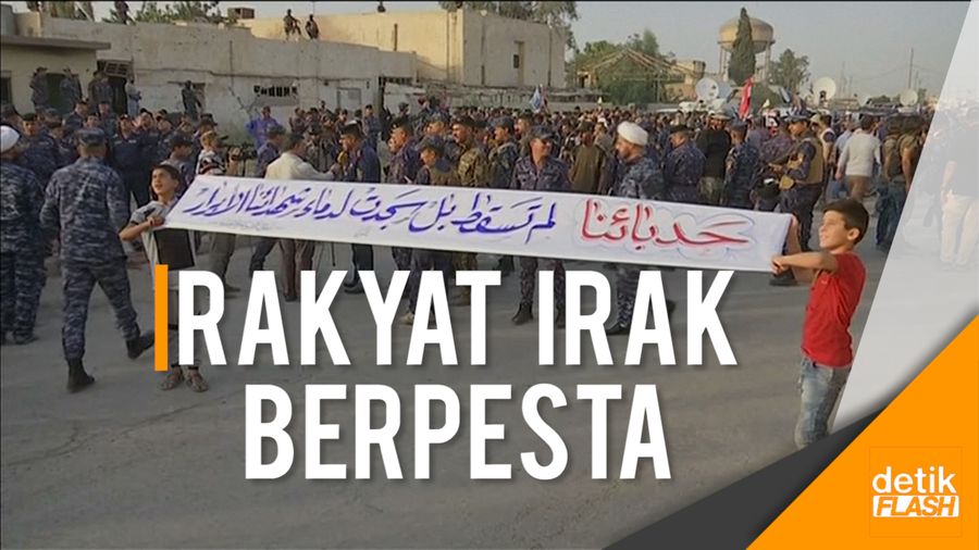 Warga Mosul Rayakan Kemenangan Atas ISIS