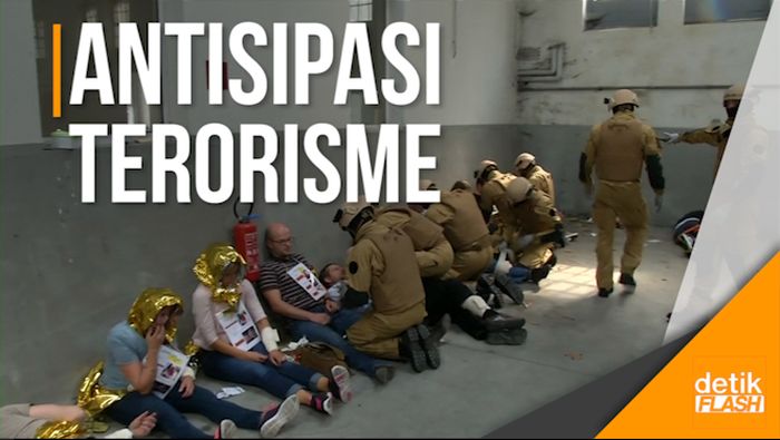 Simulasi Tim Pembebas Sandera Belgia