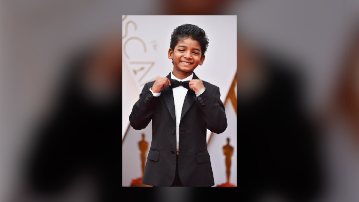 Gemas! Gaya Sunny Pawar di Red Carpet Oscar 2017