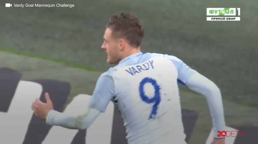 Keren! Selebrasi ‘Mannequin Challenge’ ala Jamie Vardy