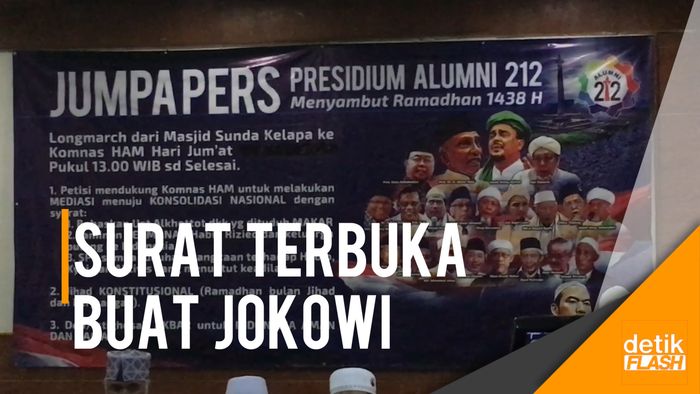 Rizieq Tersangka, Ini Sikap Presidium Alumni 212 untuk Jokowi