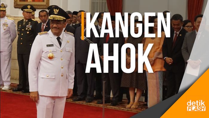 Djarot Dilantik... Djarot Kangen Ahok