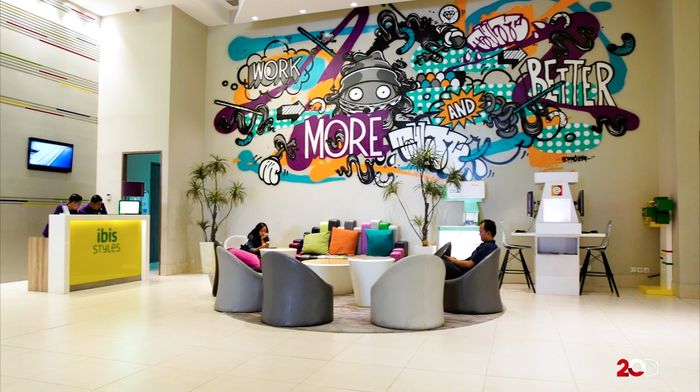 Ibis Styles Mangga Dua, Sensasi Hotel Timur Tengah