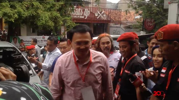 Ahok Ikut Rapat Bareng DPD PDIP DKI