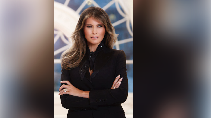 Ini Foto Resmi Melania Trump Sebagai Ibu Negara AS