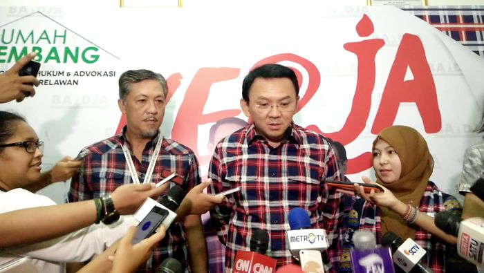 Disebut Air Mata Buaya, Ahok: Orang Bisa Tuduh Macam-macam