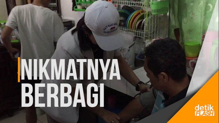 Aksi Tim Merpati Polres Jaktim Berbagi di Bulan Suci