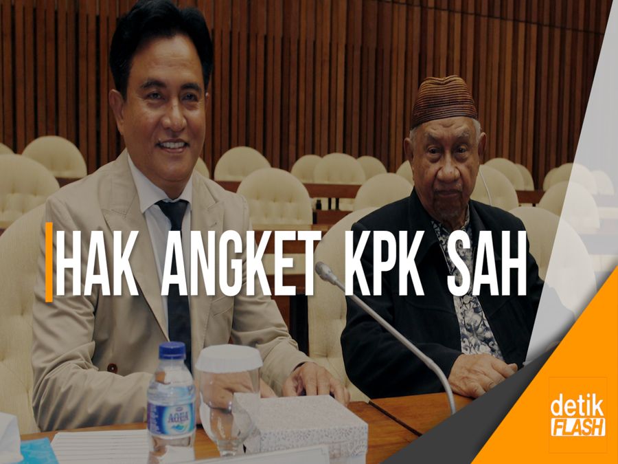 Yusril Ihza Mahendra Menilai Hak Angket KPK Sah-sah Saja